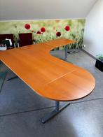 Bureau L-vorm in hoogte verstelbaar, Ophalen, In hoogte verstelbaar, Gebruikt, Bureau