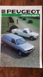 PEUGEOT Utilitaires légers 1986, Livres, Autos | Brochures & Magazines, Peugeot, Enlèvement ou Envoi, Neuf