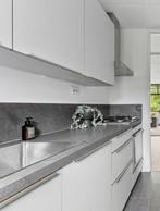 Moderne mat witte rechte keuken incl apparatuur GEDEMONTEERD, Huis en Inrichting, Wit, Enkelwandige keuken, Ophalen of Verzenden