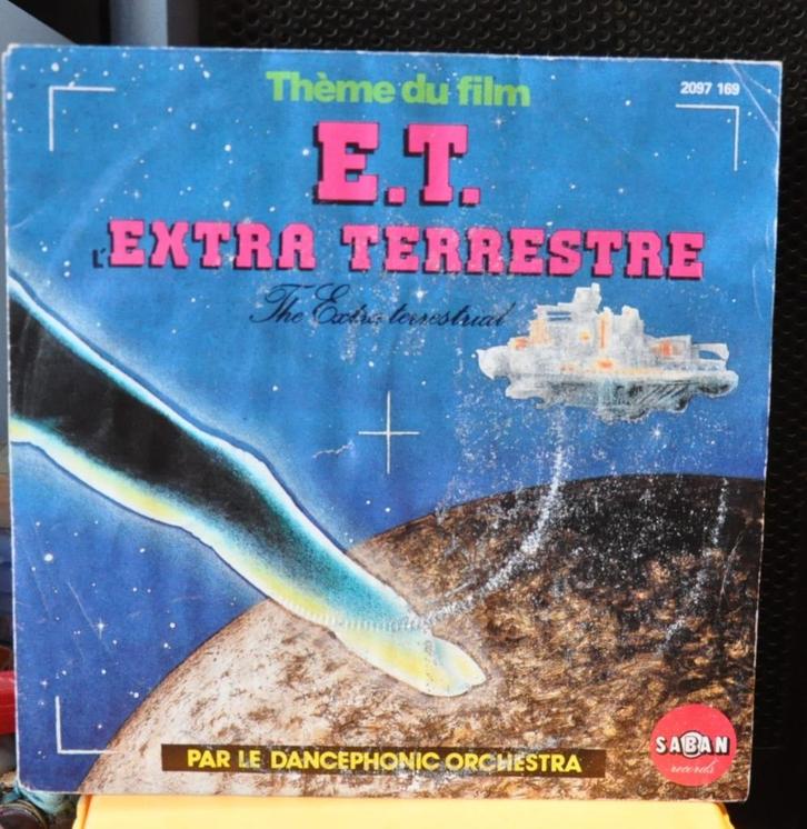 vinyl 45 tours vintage E.T extra terrestre  (x20247), Cd's en Dvd's, Vinyl | Filmmuziek en Soundtracks, Gebruikt, Ophalen of Verzenden