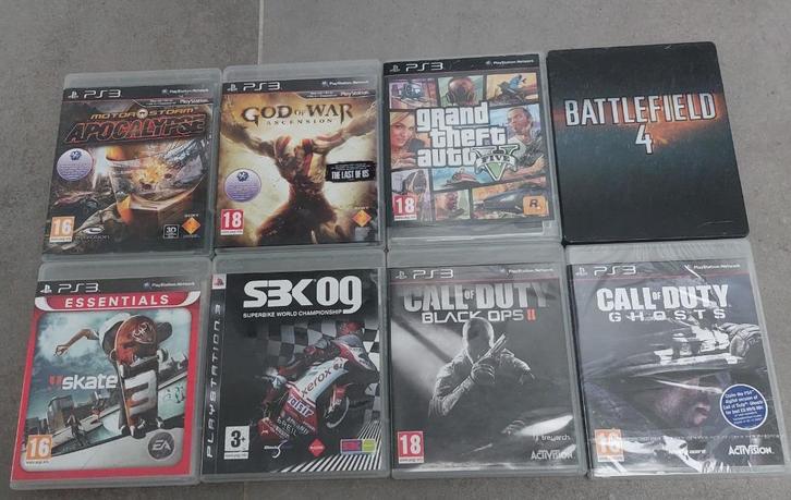 6x Ps2 en 8x Ps3 games - in 1pakket te koop, Games en Spelcomputers, Games | Sony PlayStation 3, Gebruikt, Ophalen of Verzenden