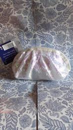 Trousse pour maquillage neuve paillettes rosées, Handtassen en Accessoires, Ophalen of Verzenden, Wit