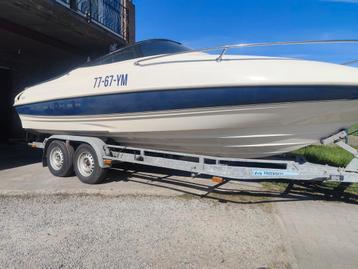 Speedboot Bayliner 190hp Mercury V6 Benzine boot met 6 zitpl beschikbaar voor biedingen