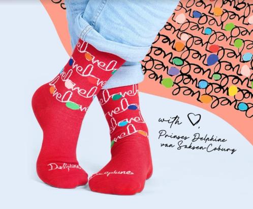 sokken ontworpen door Prinses Delphine, maat 39-42, nieuw, Kleding | Dames, Sokken en Kousen, Nieuw, Sokken en Kniesokken, Maat 39 t/m 42