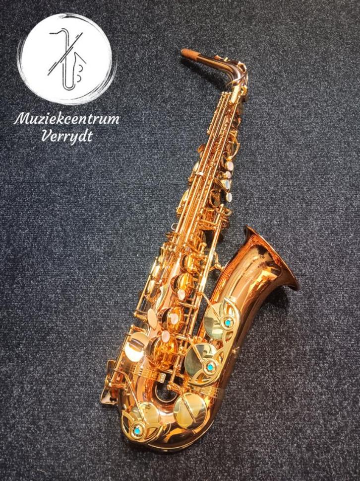 Yanagisawa WO2 altsaxofoon in top-staat, Muziek en Instrumenten, Blaasinstrumenten | Saxofoons, Zo goed als nieuw, Alt, Met koffer