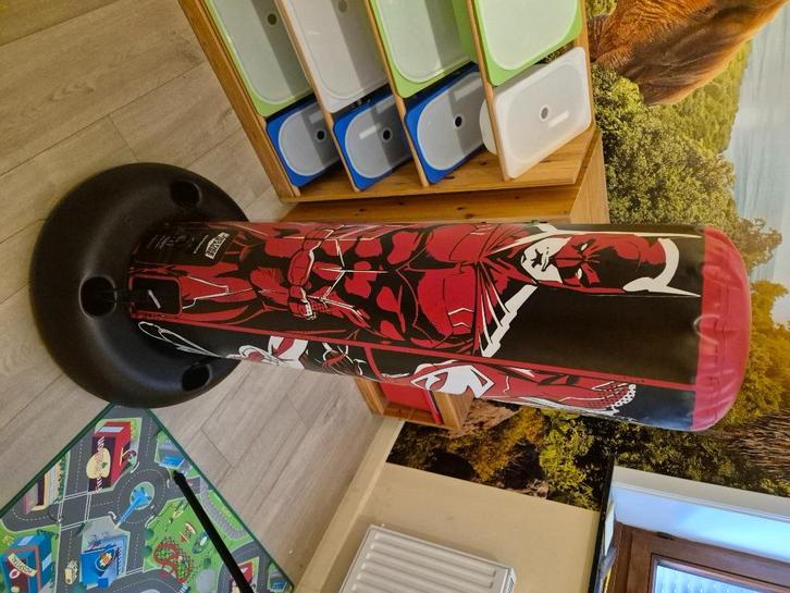 Opblaasbare bokszak – 120 cm hoog, Sport en Fitness, Boksen, Zo goed als nieuw, Bokszak, Ophalen