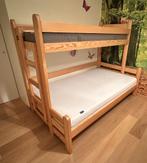 Stapelbed incl. matrassen 80x200 + 120x200 met 2 rollades, Ophalen, Gebruikt, 210 cm, 160 tot 180 cm