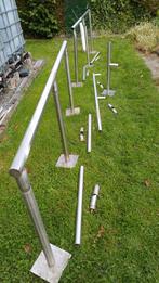 inox buizen van afbraak balustrade  diameter 50 mm., Ophalen, Gebruikt