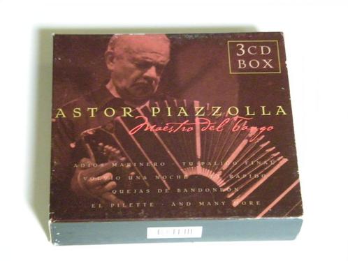 Astor Piazzolla - Maestro Del Tango ( 3 CD ), Cd's en Dvd's, Cd's | Wereldmuziek, Ophalen of Verzenden