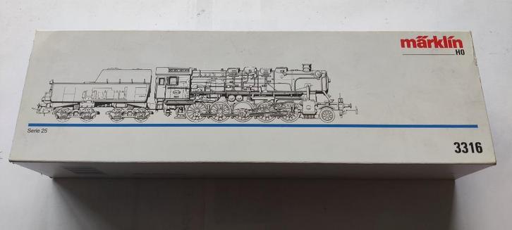 Märklin 3316 NMBS loc met tender, Hobby en Vrije tijd, Modeltreinen | H0, Gebruikt, Locomotief, Wisselstroom, Märklin, Analoog