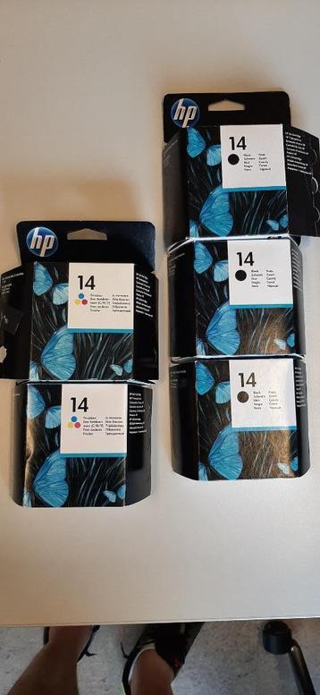 Cartridgeset van HP en Canon. beschikbaar voor biedingen