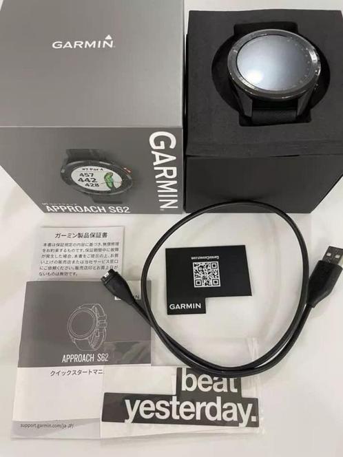Garmin Approach S62 Golf GPS, Fietsen en Brommers, Fietsaccessoires | Fietscomputers, Zo goed als nieuw, Cadanssensor, Draadloos