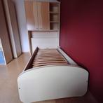 Eenpersoonsbed, Huis en Inrichting, Slaapkamer | Bedden, Ophalen, 90 cm, Eenpersoons, Beige