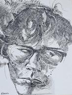 Jan Burssens " Christo" litho gesigneerd genummerd = koopje, Antiek en Kunst, Kunst | Schilderijen | Modern, Ophalen