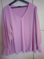 blouse roze ms mode xl 48-50 amper gedragen, Comme neuf, Chemisier ou Tunique, Rose, MS Mode
