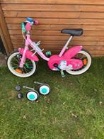 Kinderfiets B-Twin 14 inch unicorn 3-5 jaar, Fietsen en Brommers, Ophalen, Zo goed als nieuw