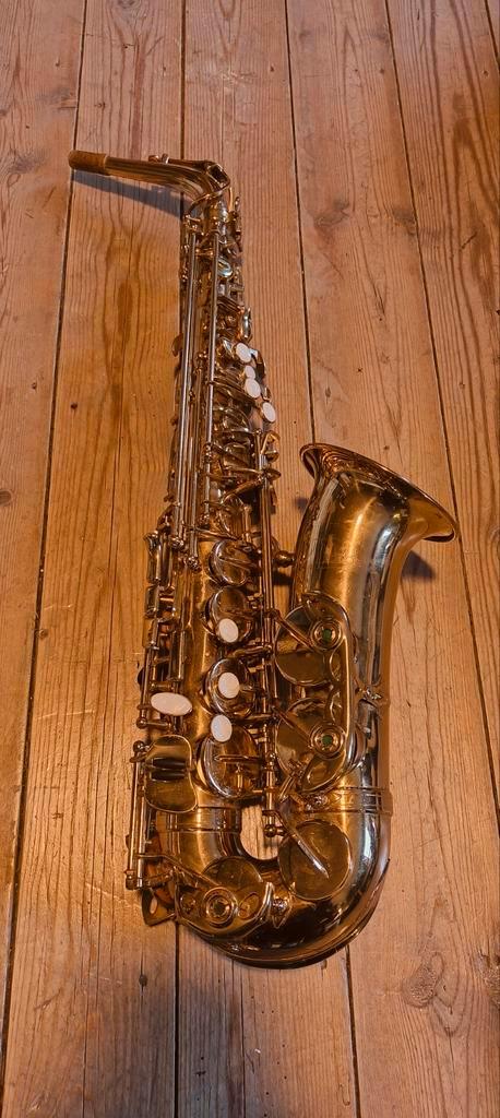 Alto saxofoon, Muziek en Instrumenten, Blaasinstrumenten | Saxofoons, Zo goed als nieuw, Ophalen