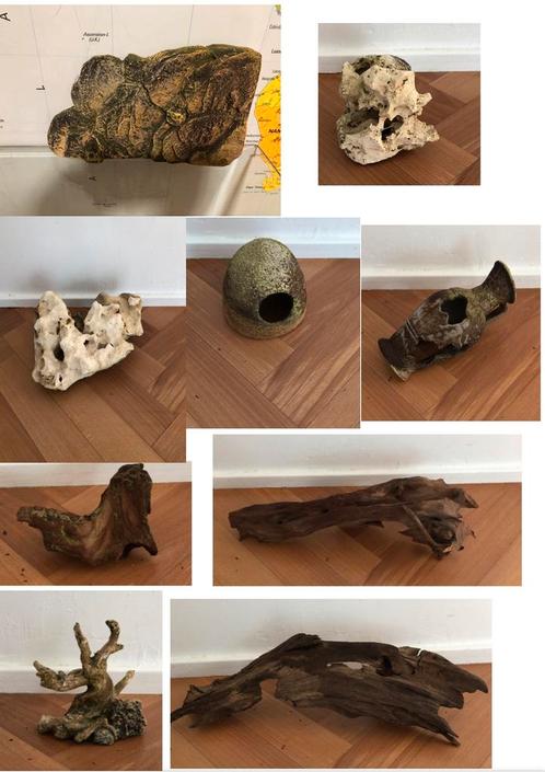 Diverse aquariumdecoraties/boomstammen/maanstenen, Dieren en Toebehoren, Vissen | Aquaria en Toebehoren, Ophalen of Verzenden
