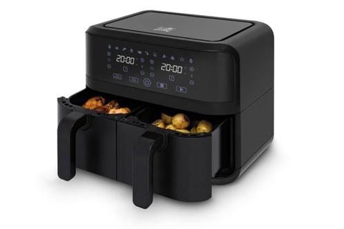 Heteluchtfriteuse SnackTastic 8180 DUO, Elektronische apparatuur, Airfryers, Nieuw, Airfryer XXL, 1500 gram of meer, Ophalen of Verzenden