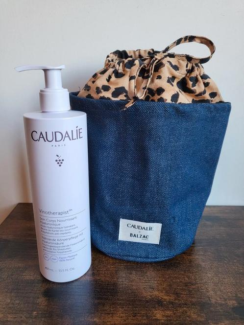 Caudalie voedende lichaamsverzorging + toillettas *Nieuw*, Handtassen en Accessoires, Uiterlijk | Lichaamsverzorging, Nieuw, Bodylotion, Crème of Olie