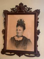 Oud portret getekend met potlood, Antiek en Kunst, Ophalen