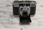 Zeiss Ikon Contessa 35 met Tessar 45mm/2.8 rode T en tas, Ophalen of Verzenden, 1960 tot 1980, Fototoestel