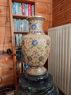 Grote decoratieve vaas cloisonne op messing — uitzonderlijk, Antiek en Kunst, Ophalen