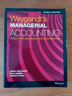 Weygandt's managers accounting., Boeken, Studieboeken en Cursussen, Ophalen of Verzenden, Zo goed als nieuw