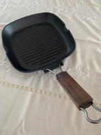 Grill pan in gietijzer, made in Italy, Huis en Inrichting, Keuken | Potten en Pannen, Keramische plaat, Overige typen, Gebruikt