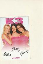 carte postale de K3 avec signature,, 1980 à nos jours, Enlèvement ou Envoi, Photo, Comme neuf