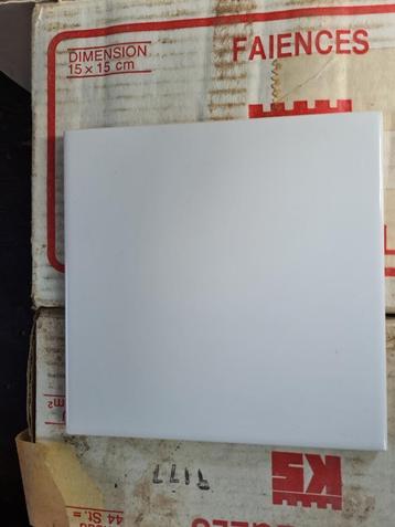 Wandtegels - Wit - Glanzend - 15x15 cm  beschikbaar voor biedingen