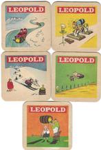 bierviltjes 5st Leopold sport, Verzamelen, Verzenden