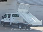 Iveco Daily 35C16 3.0L Kipper met Kist Dubbel Cabine Dubbell, Auto's, Bestelwagens en Lichte vracht, Gebruikt, Euro 6, 4 cilinders