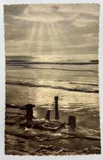 Oude postkaart 1956 Wenduine Zonsondergang, Verzamelen, Ophalen of Verzenden, 1940 tot 1960, Gelopen, West-Vlaanderen