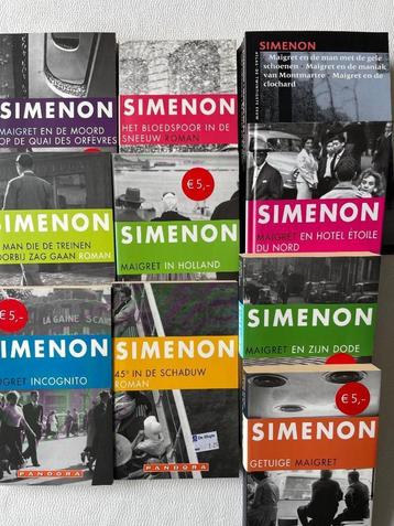 10 boeken met 12 verhalen van Georges Simenon beschikbaar voor biedingen