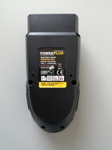 GEZOCHT - Powerplus batterij 18V - GEZOCHT beschikbaar voor biedingen
