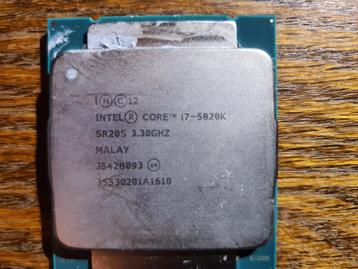 CPU Intel Core i7-5820K 3.3GHz Six Core LGA 2011-v3 te koop  disponible aux enchères