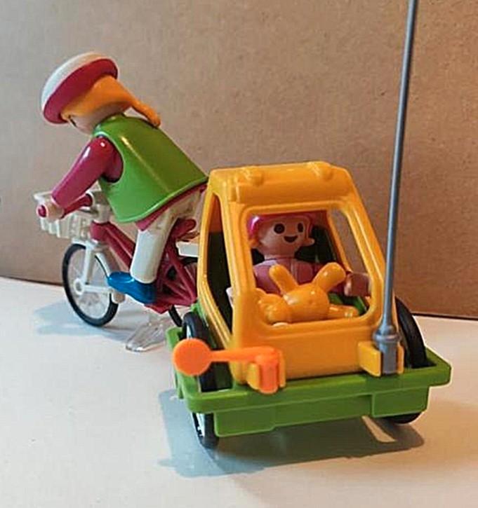 Playmobil - Vélo et remorque - 3068