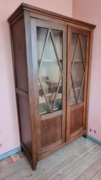 Armoire vitrine/ bibliothèque, Autres essences de bois, Utilisé, Avec porte(s)