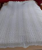 Bedsprei - gehaakt - handwerk, Ophalen, Wit