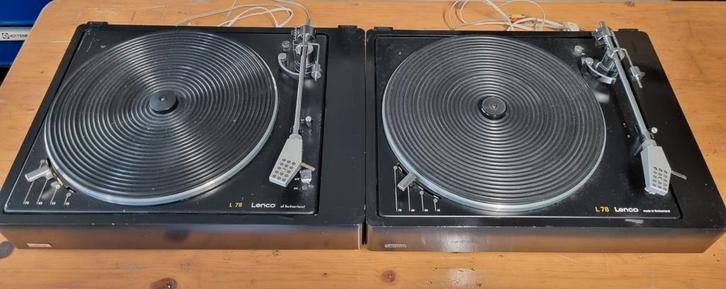 2 X Lenco L 78, Muziek en Instrumenten, Dj-sets en Draaitafels, Gebruikt, Ophalen