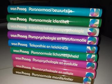 9 boeken Para psychologie - prof. H. van Praag beschikbaar voor biedingen