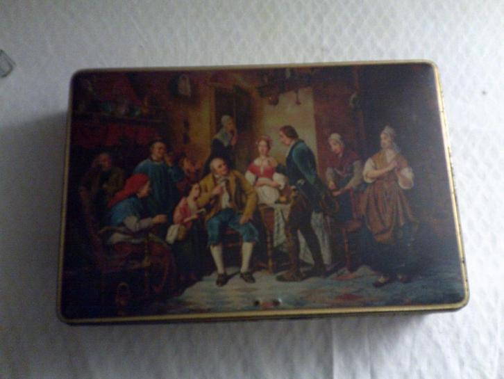 Vintage blik, Verzamelen, Blikken, Gebruikt, Overige, Overige merken, Ophalen of Verzenden