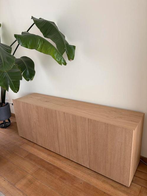 Grivolo dressoir eik 183cm Juntoo, Huis en Inrichting, Kasten | Dressoirs, Nieuw, 150 tot 200 cm, 25 tot 50 cm, Met lade(s), Met deur(en)