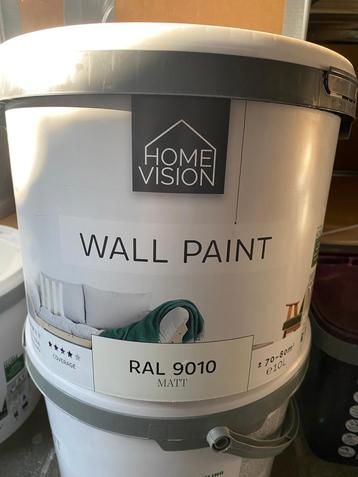Seau de 10 litres de peinture murale neuf non ouvert beschikbaar voor biedingen