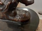 A vendre statue chérubin signee auguste moreau, Enlèvement, Bronze