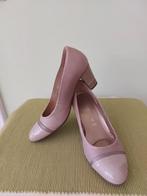Gabor poederroze/nude lederen pumps mt 38, Pumps, Ophalen of Verzenden, Zo goed als nieuw, Roze