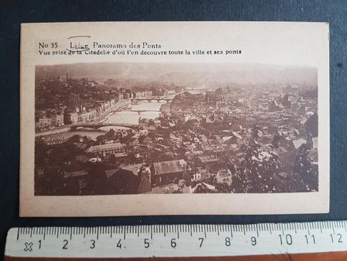 Kleine Erekaart Carte d'Honneur Liège Panorama, Verzamelen, Postkaarten | België, Ongelopen, Luik, 1920 tot 1940, Ophalen of Verzenden