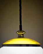 Hanglamp geel vintage, Ophalen of Verzenden, Zo goed als nieuw
