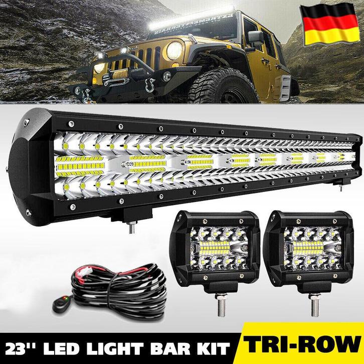 Led bar 480w + 2 stuks 60w nieuw!, Auto-onderdelen, Verlichting, Nieuw, Ophalen of Verzenden
